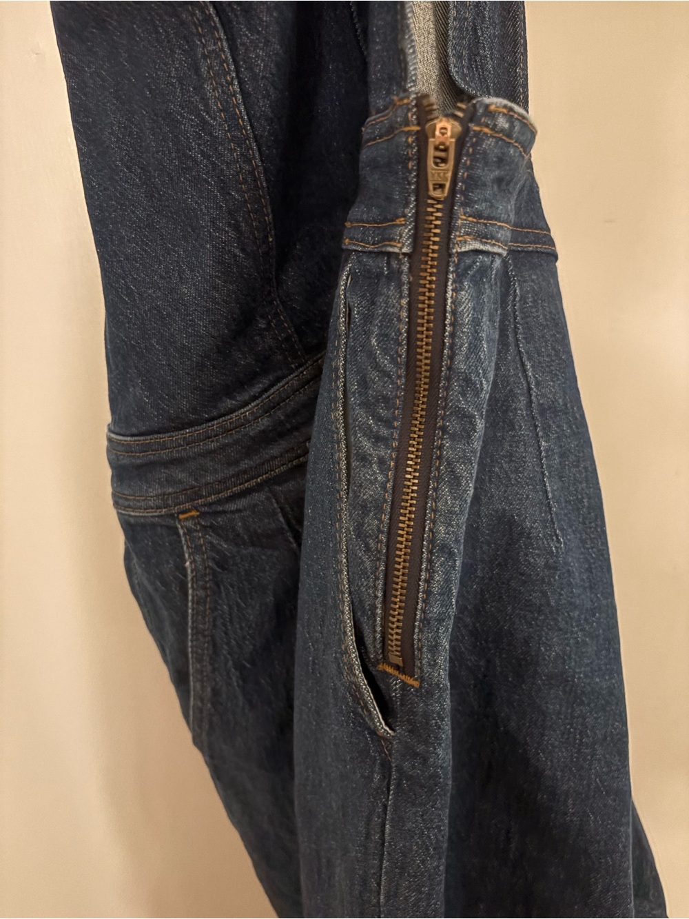 Madewell Tapered Overalls in Dunson Wash size 14 - Picture 8 of 11